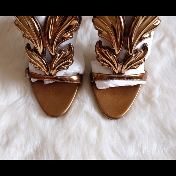 Giuseppe Coline Bronze Cruel Winged Heels 39.5 - Picture 5 of 8